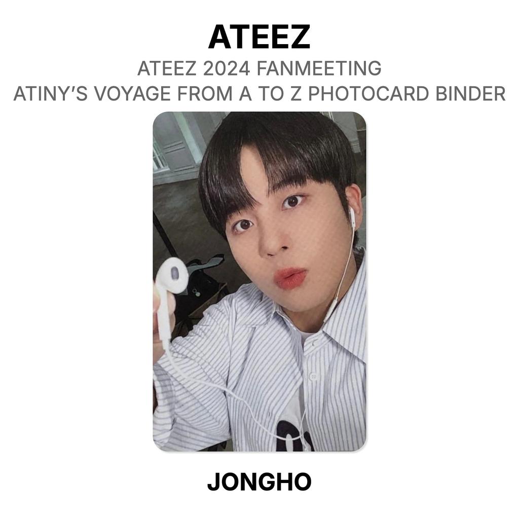 ATEEZ ATEEZ 2024 FANMEETING ATINY’S VOYAGE FROM A TO Z PHOTOCARD BINDER Official Photocard