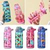 600ML Large Capacity Kids Summer Water Bottle Cute Sippy Cup Creative Water Cup  School