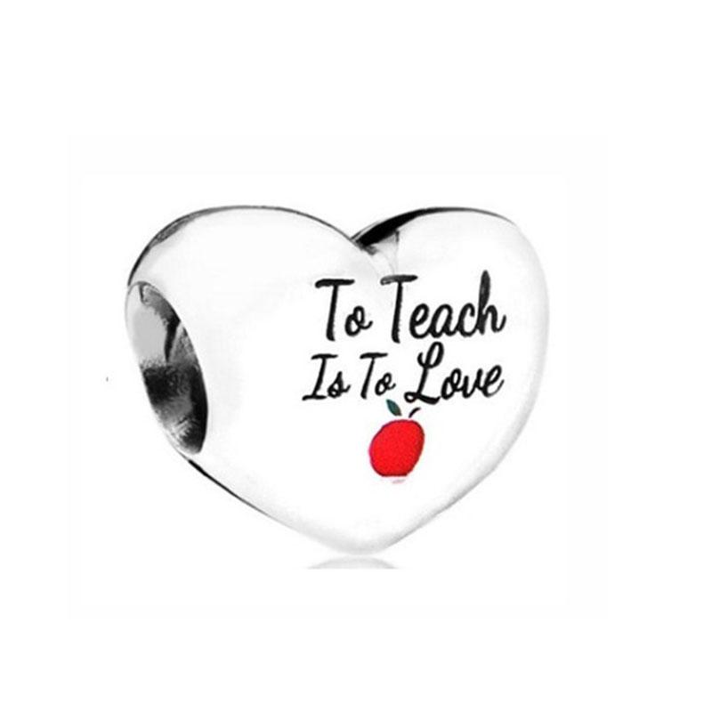 Copper Graduation Season Degree Cap Beads Owl Pendant Teacher Pen Charms Fit Original Bracelet Women Diy Jewelry Accessories