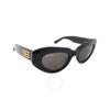Balenciaga Gray Cat Eye Ladies Sunglasses Bb0236s 001 52