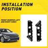 Bumper Support Bracket Left&Right Front LH Side RH For 12-15 Volkswagen Passat