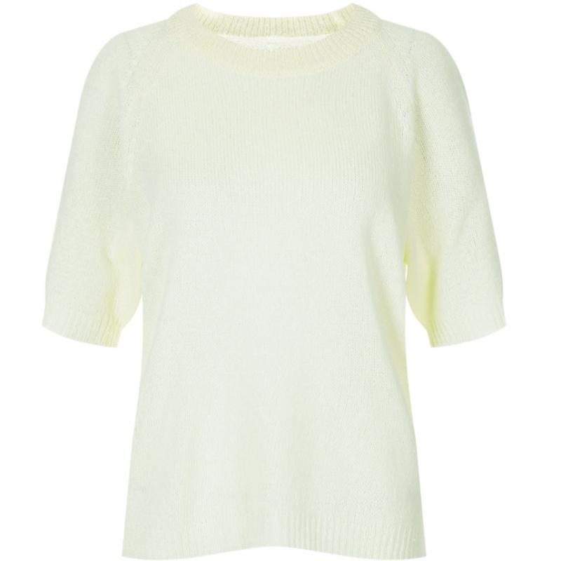 Shop Women Round Raglan Short Sleeve Knit Tee Green Frb Wkn 20414