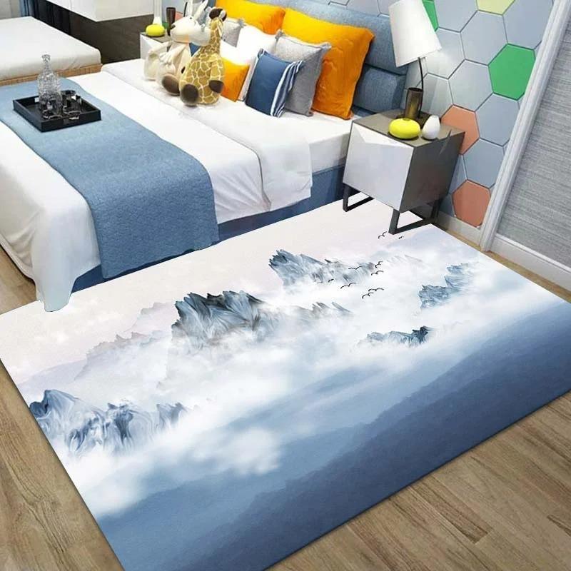 Chinese Ink Painting Floor Mats Door Decoration Home Living Room Floor Mats