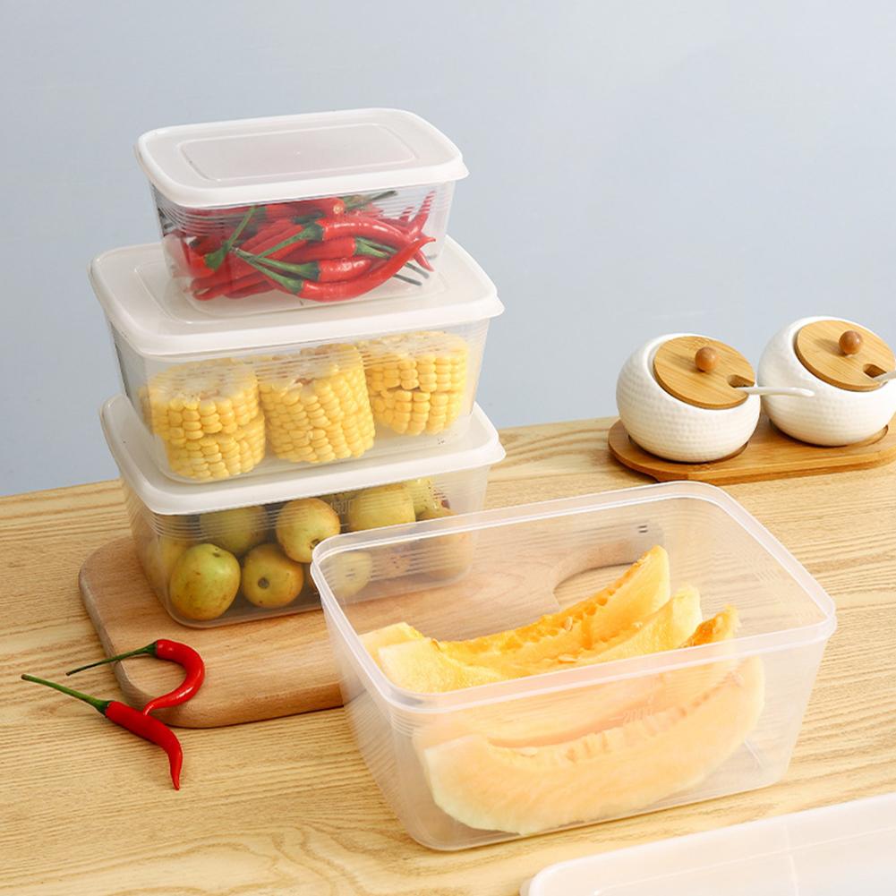 Food Storage Storage Box 16*12*8cm PP+PE Transparent Kitchen Organization Kitchen Storage Refrigerator Storage