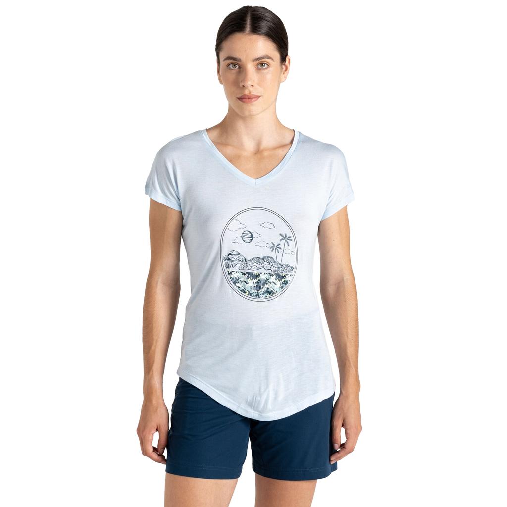 Womens/Ladies Serene Wave T-Shirt