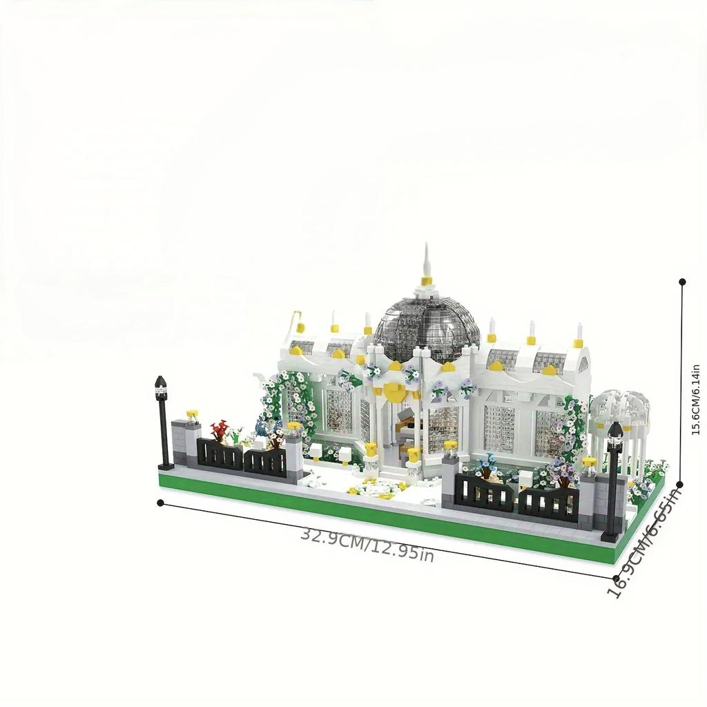 Non-Toxic 4217-Piece Classic Garden Square Building Block Set High-Quality Abs Material Creative Assembly Model Kit Ideal Christmas Gift