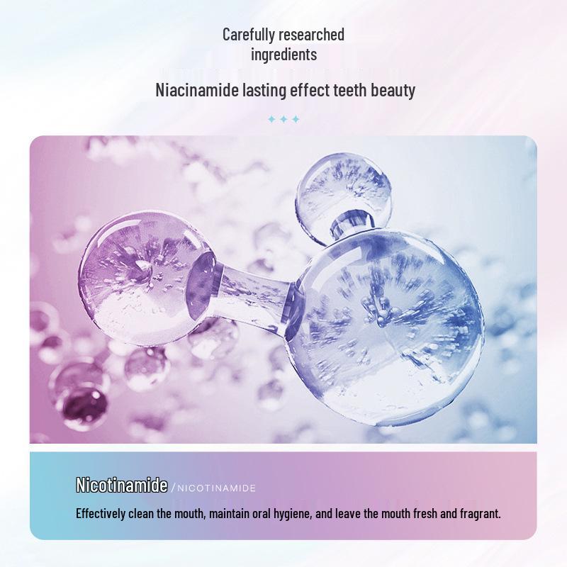 Jiouni Niacinamide Whitening Toothpaste - Freshens Breath, Cleans Mouth, Protects Gums, Promotes Healthy Teeth, and Enhances Whitening.