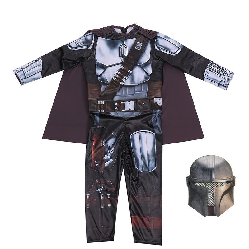 Costum de Joacă Mandalorian Vânător de Recompense Galaxy pentru Copii Halloween Petrecere de Sărbători Spectacol Măscare