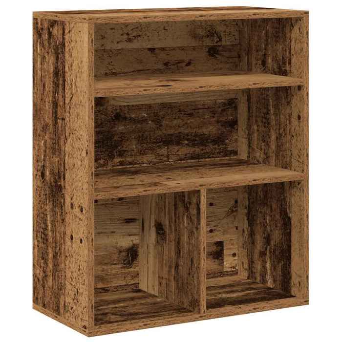 VidaXL Bookcase Old Wood 60x30x71.5 Cm Engineered Wood, Storage Cabinet, Storage Shelf, Unit of 860317
