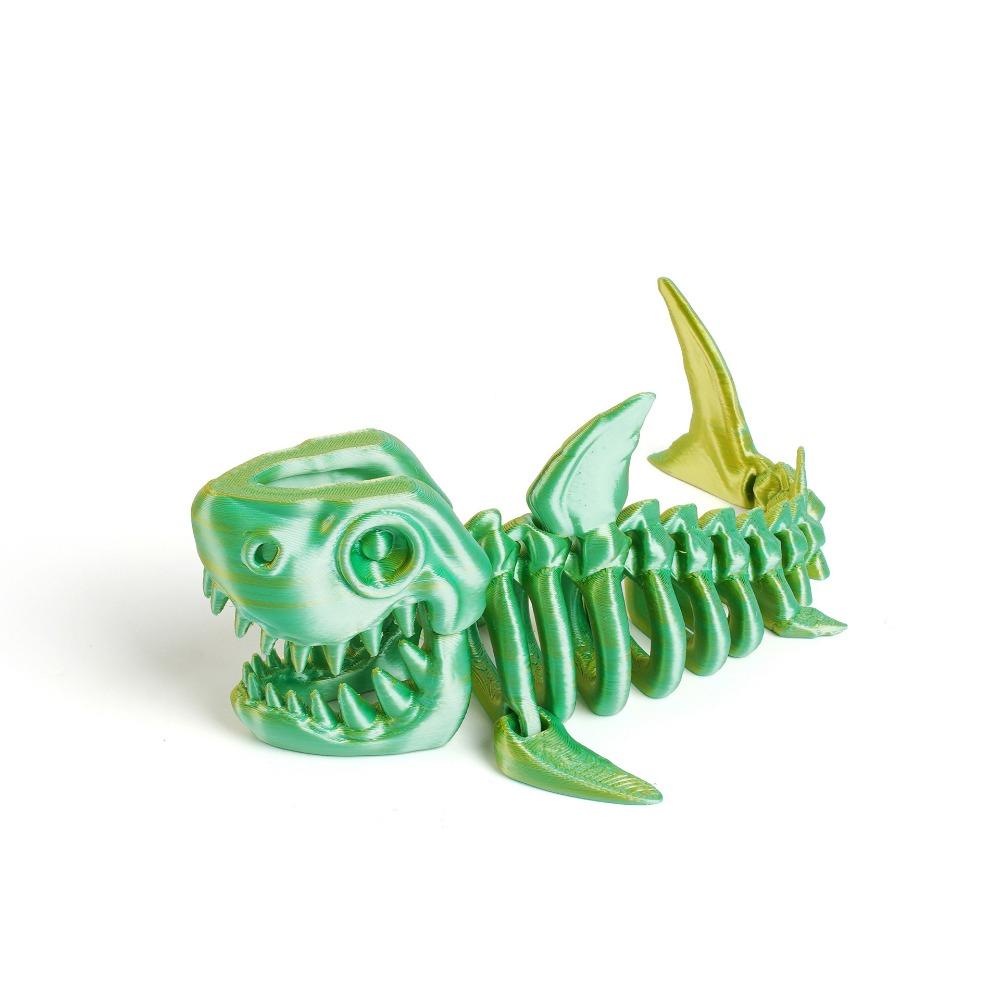 

Ручная работа 3D-печать Акула Кости Пластик PLA Экшн-модель Акула Украшение для дома Style 2