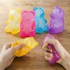 4 Styles Colourful Cute Bear Squeeze Toy Creative Toys Soft Simulated Transparent Slow-Rebound Decompression Toy For Adult