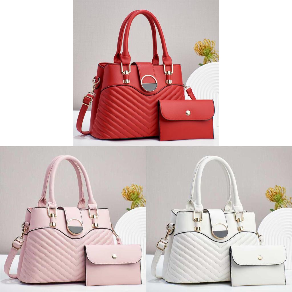 Pu Minimalist Tote Bag For Women With Large Capacity And Zipper Closure For Daily Use
