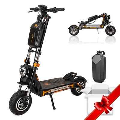 Kukirin G4 Max All Terrain Electric Scooter 2×1600W, 60V 35.2Ah, 80km/h, Oil Disc Brakes, Triple Suspension, 12" Tires, Ultimate Riding for Adult