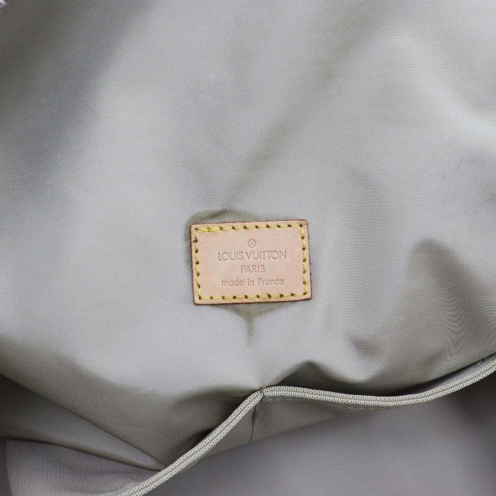 LOUIS VUITTON Suvlan Boston bag M93228 2WAYShoulder Tail Brown Damier Jean Canvas mens Used