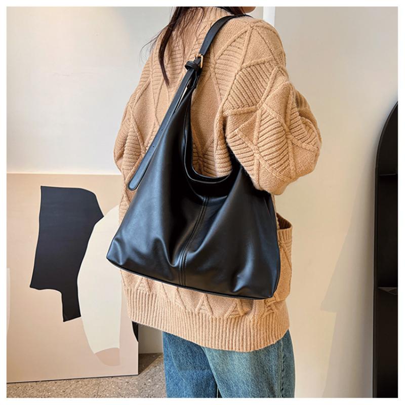 Pu Leather Women Shoulder Bag Fashion Luxury Women'S Shoulder Bag Hobo Bag For Female Commuting Tote Bag