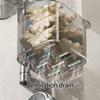 Strong Adhesive Wall Hanging Basket For Kitchen Countertop Modern Plastic Storage Container Easy Mount Design Removable Home Organization Tool