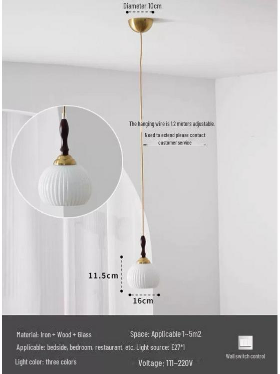 Middelaldersk fransk lysekrone: Bauhaus-inspirert, Retro Amerikansk Øyebeskyttende Lampe for Stuer, Soverom og Arbeidsrom