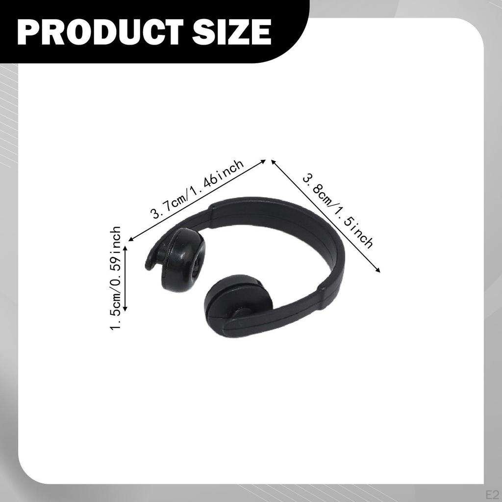 BJD Doll Headphones Decor Daily Display Miniature Headset Model Toy Mini