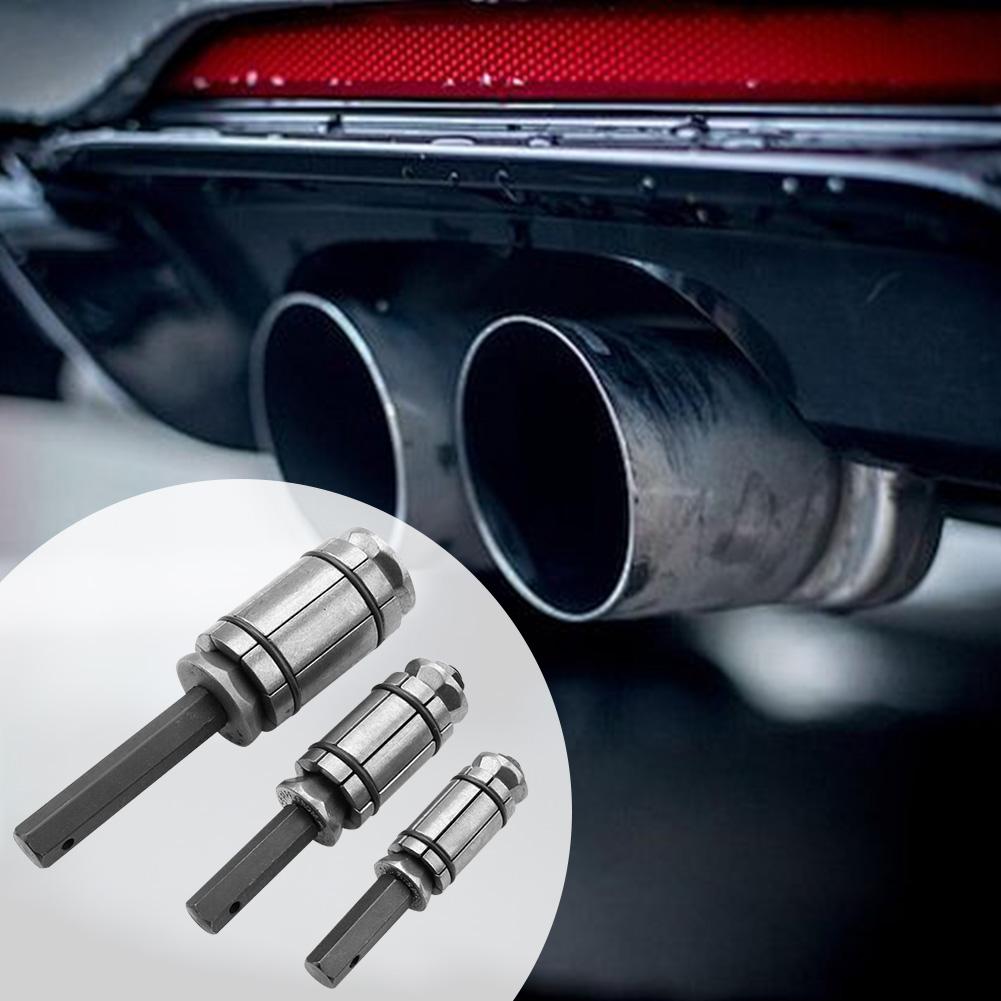 3Pcs Car Exhaust Muffler Tail Pipe Expander Spreader Automobile Exhaust Pipe Expander Repair Tool Kit for Car Motorcycle