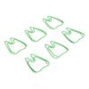 100pcs Paper Clips with Storage Box Skid Resistance Exquisite Cute Paper Clips for Office School