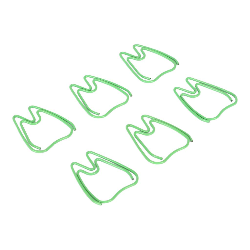 100pcs Paper Clips with Storage Box Skid Resistance Exquisite Cute Paper Clips for Office School