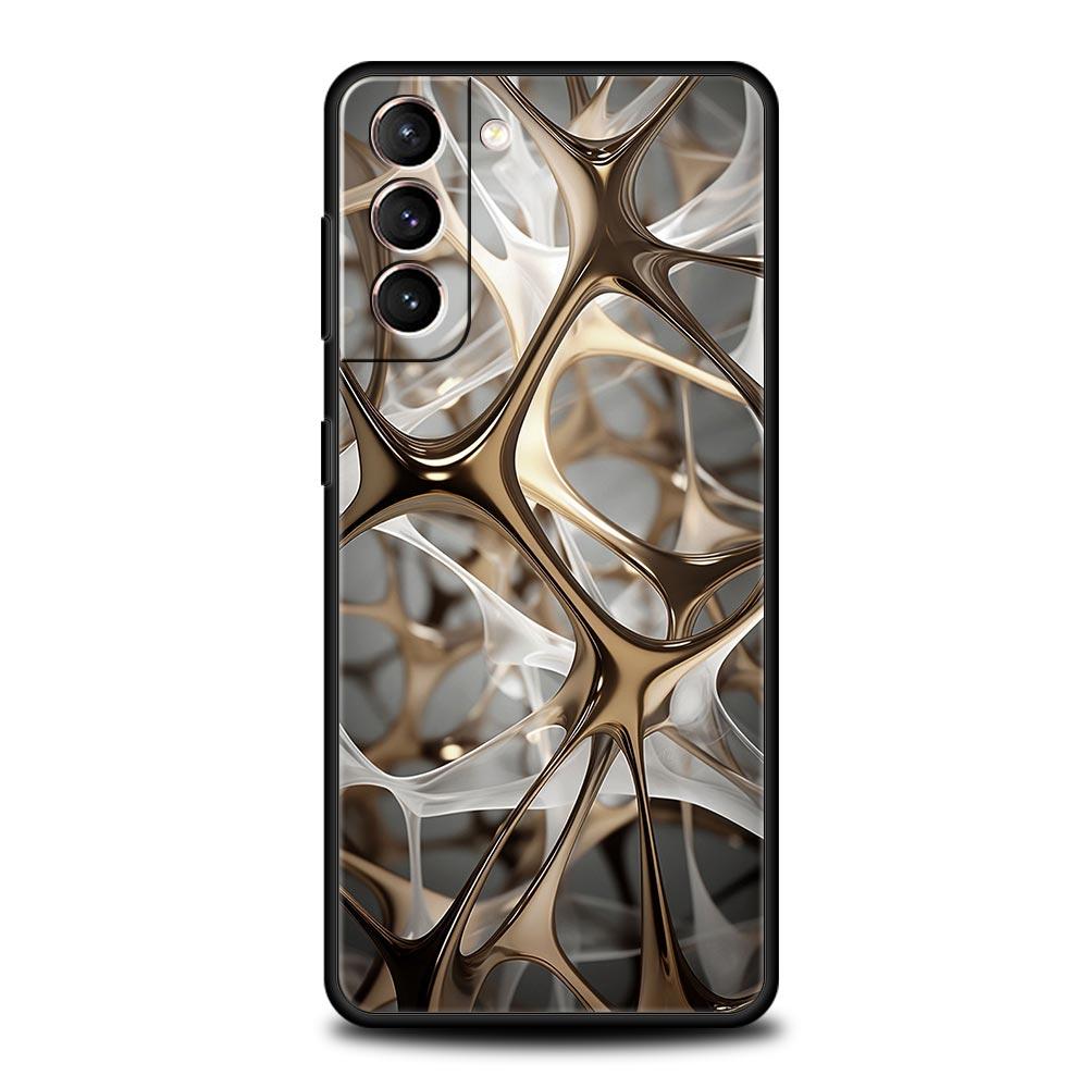 Folds Texture Phone Case for Samsung Galaxy S26 S25 S24 S23 S22 S20 S21 FE Ultra S25 Edge Plus 5G Soft TPU Cover Fundas Capa Bag