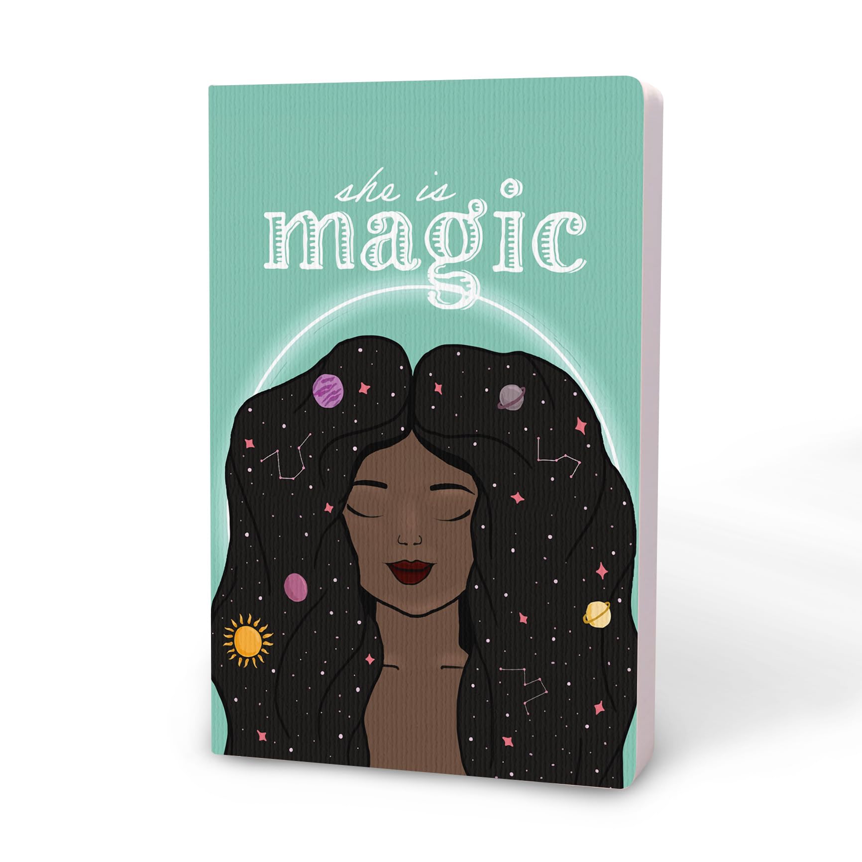 Factor Notes 90 Gsm A5 Notebook: Plain | 160 Pages (She Is Magic) a5