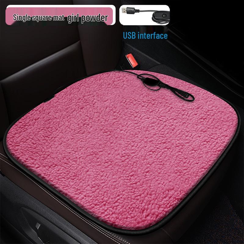 Four-Season Heated Car Seat Cushion Set: Interior Accessories for Comfort
