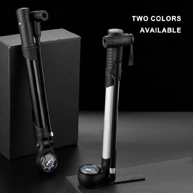 Small Pumps Inflator Portable High Pressure Shock Pumps for Front Fork and Rear Suspension 300PSI Air Pumps with Gauge