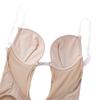 Woman Deep V Bodysuit Clear Strap Backless Plunge Thong Push Up Padded Bra Body Shaper Suit