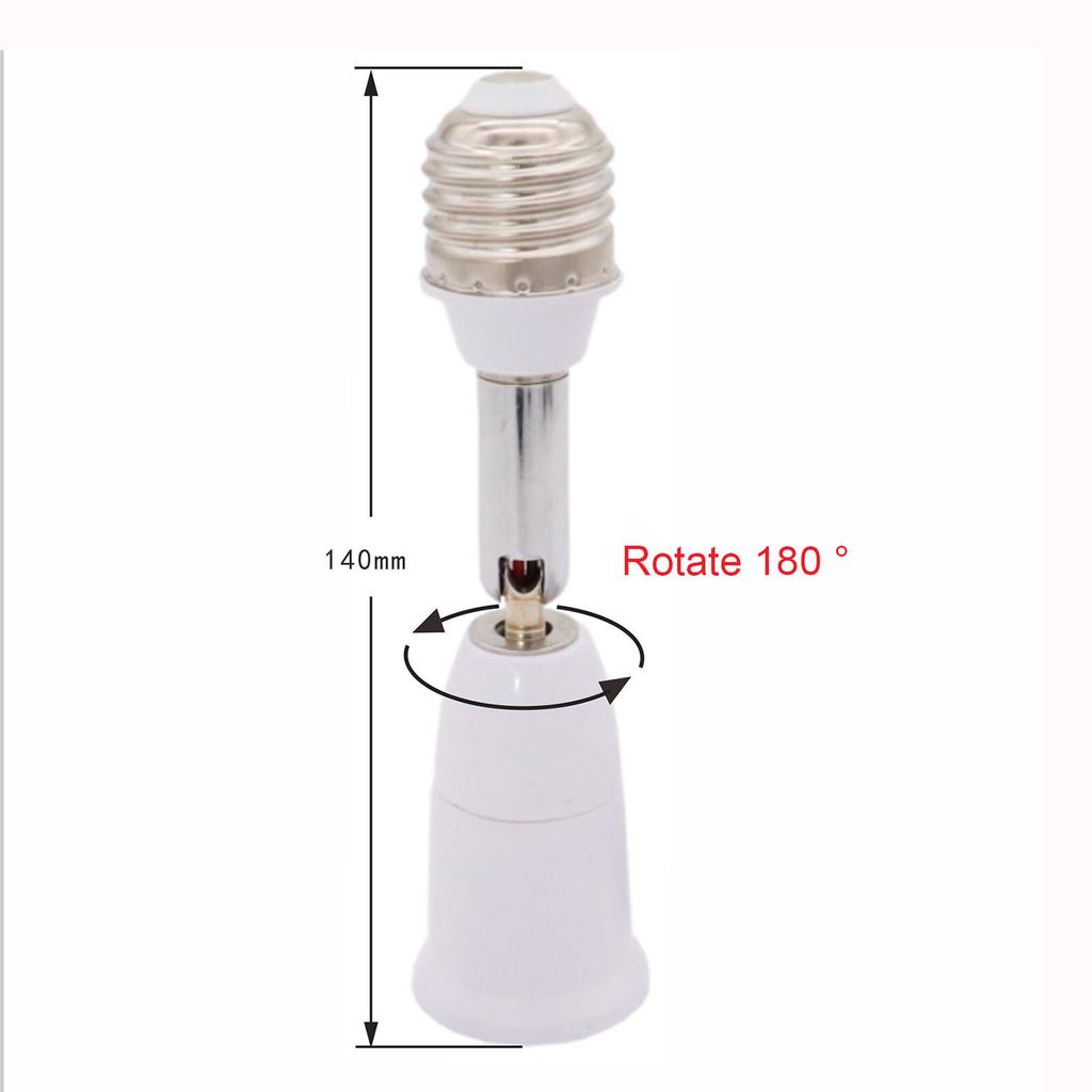 B22 to E27 Extension Extender LED Light Bulb Lamp Adapter Socket Converter