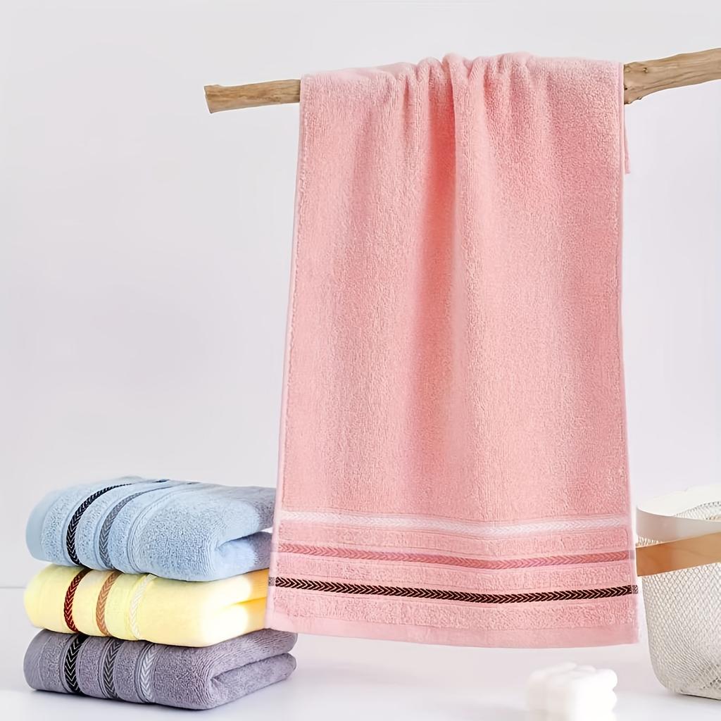 Thick Cotton Face Towels - Super Absorbent Soft Hand Towels for Bathroom & Kitchen, Perfect for Gifts & Daily Use