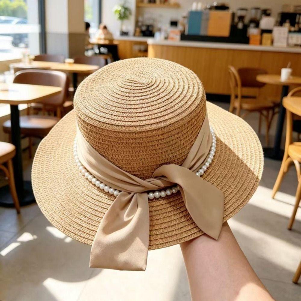 Silk Bow Bucket Hat Multicolor Beach Hat French Sun Visor Hat  Summer Outdoor