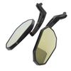 1 Pair Rearview Side Mirrors Rotatable Side Mirror for CB1000R Shadow XL1000V Silver Wing Yellow Glass