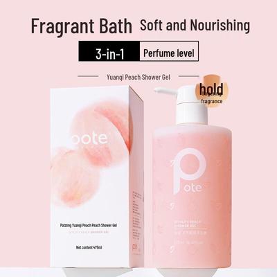 POTE Energizing Peach Scent Amino Acid Shower Gel