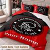 Ajax Amsterdam Printed Bedding Set Custom Name Text 1 Duvet Cover 2 Pillowcases For Bedroom