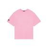 WE11DONE Ss22 Solid Color Chest Barrage Logo Embroidered Short Sleeve T-Shirt Unisex Tops Pink WD-TT1-22-688-U-PK