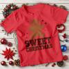Boys and Girls Christmas Gingerbread Man T-Shirt Tee for Kids #MC