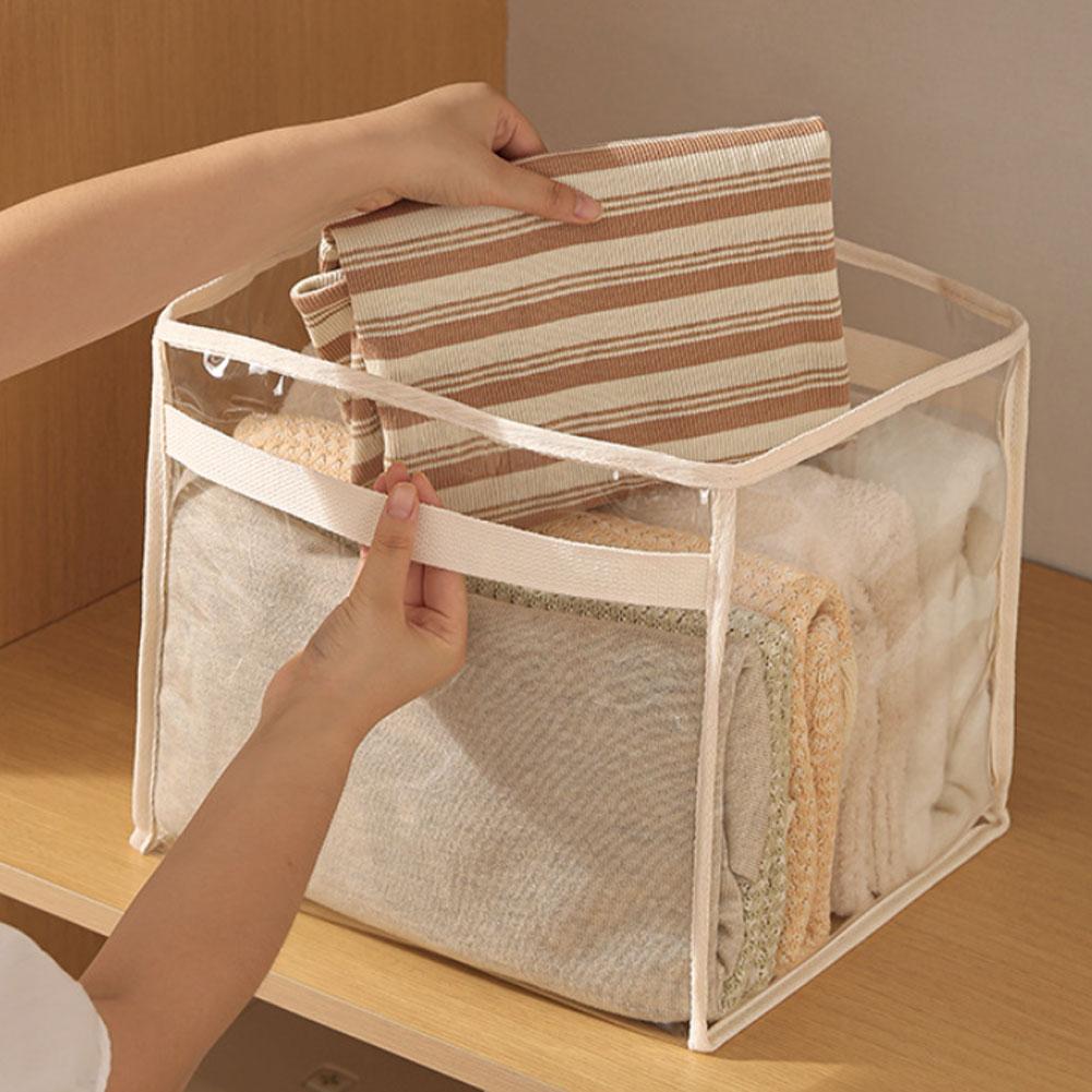 1Pc Transparent Toy Storage Basket Building Blocks Plush Toys Large Capacity Multifunctional Storage Box Home Storage Organizat