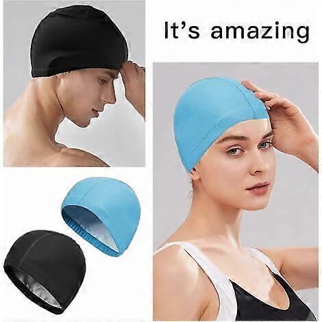 Swimming Cap Swimming Pool Mixed Adult Men-Women Soft and Comfortable PU Fabric