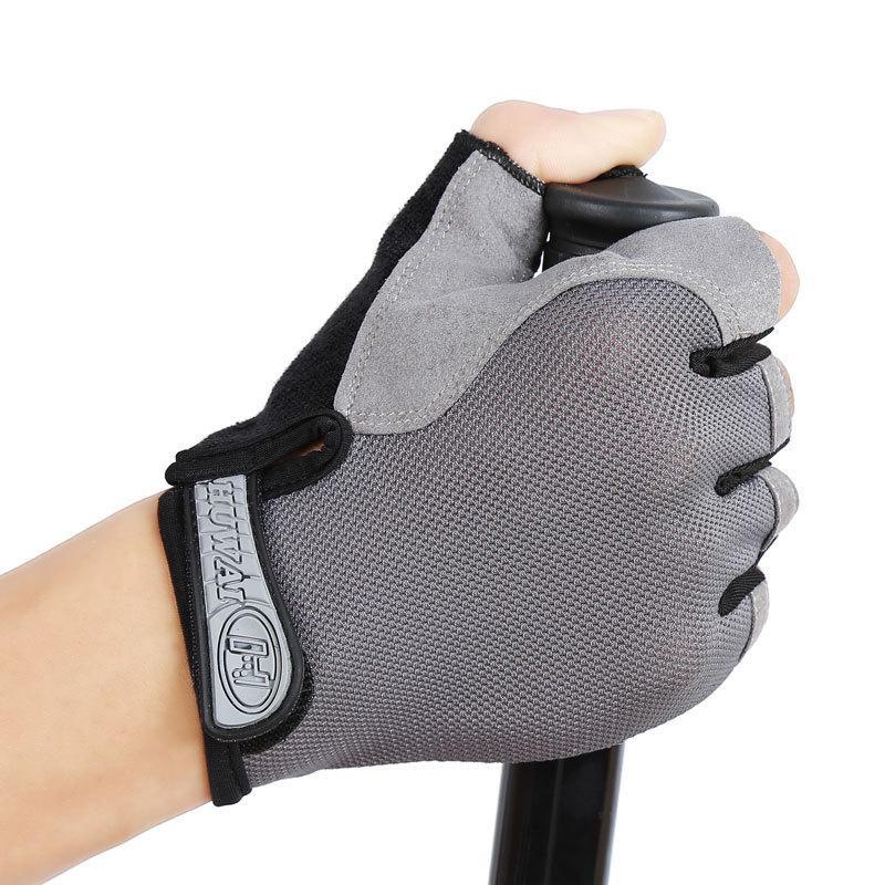 Unisex Breathable Fitness & Cycling Half-Finger Gloves with Sun Protection - Non-Slip and Lightweight Q6