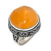 Natural Hematoid Gemstone Handmade 925 Sterling Silver Jewelry Ring Size 9 ETC-14450