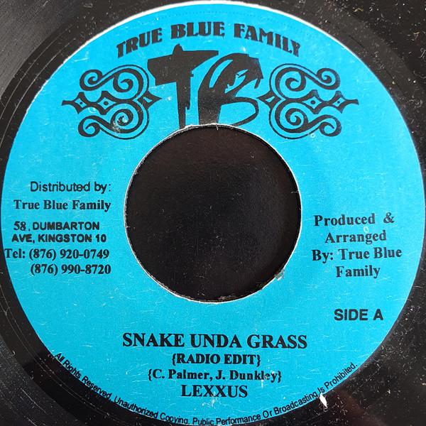 

7inch Record LEXXUS - Snake Unda Grass NONE True Blue Famil 2001 Jamaica Reggae, Ska & Dub Used