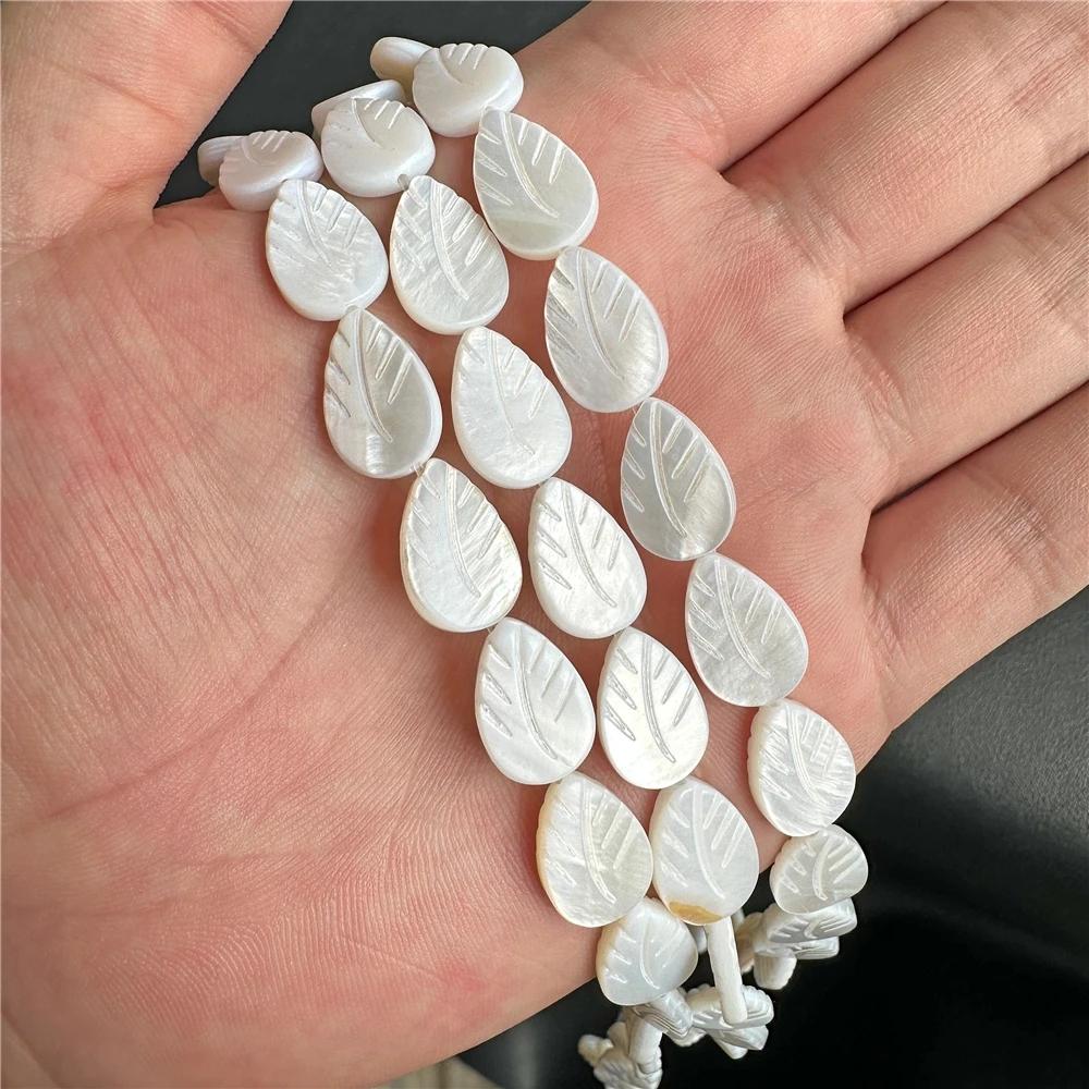 Natural White Mother Of Pearl Shell Beads Loose Flat Oval Teeth Round Star Nugget Freshwater Shell Chip Charms Beads For Jewelry