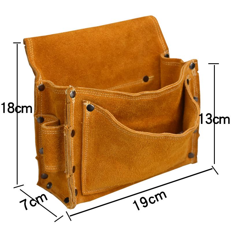 Кожаный гвоздодер для плотника: Прочный инструментальный пояс и многофункциональная поясная сумка