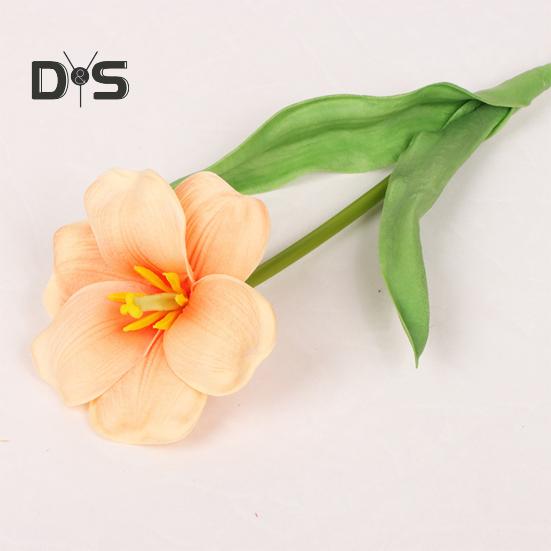 Simulated Tulips Bouquet Realistic Fake Flowers Home Decor Artificial Tulip Arrangement with Bendable Stems