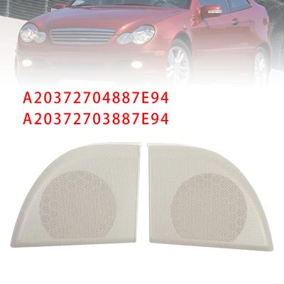 Pair Front Door Speaker Cover For Mercedes W203 CLC Coupe A20372704887E94