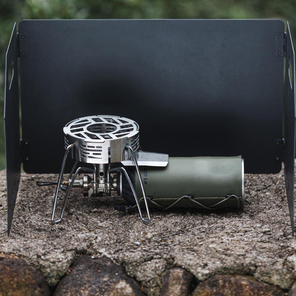 Camp Burners Windshield Burners Grills Wind Blockers Outdoor Stove Windshield for Outdoor Cooking