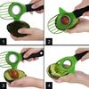 3 In 1 Avocado Cutter Slicer Plastic Shea Corer Separator Peeler Fruit Splitter Multifunctional Tool Kitchen Gadgets Accessories