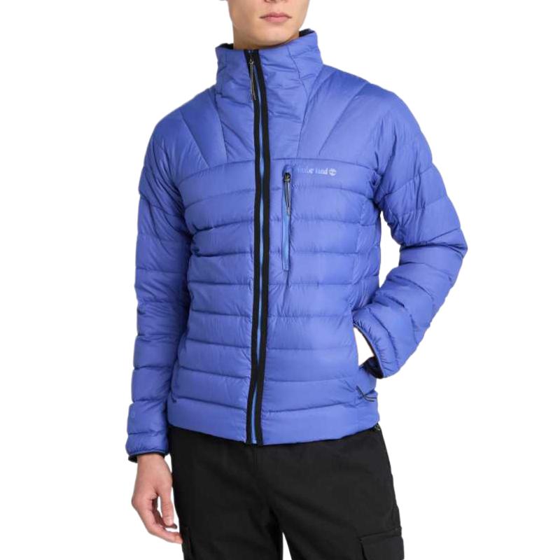 

Timberland Мужская теплая пуховая куртка однотонная с молнией и воротником-стойкой с головой медведя TB0A6687EYQ1 S